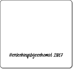 &nbsp;Herdenkingsbijeenkomst 2017